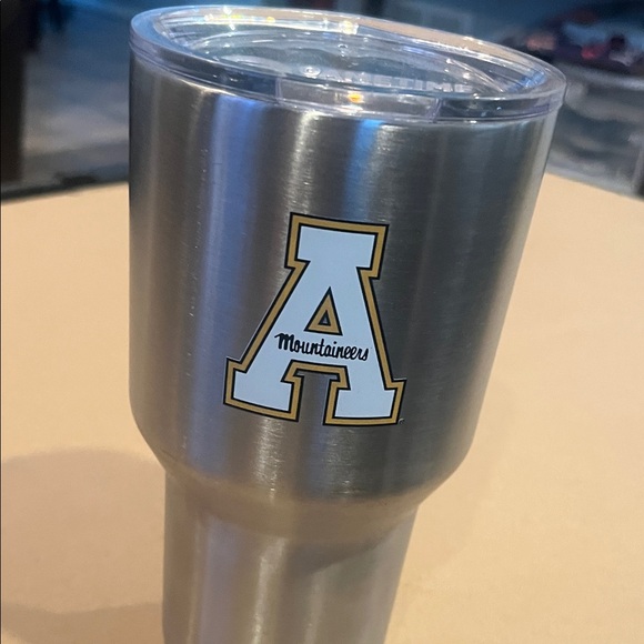 Stainless Steel Tumbler with Mountaineers Logo - Picture 3 of 6